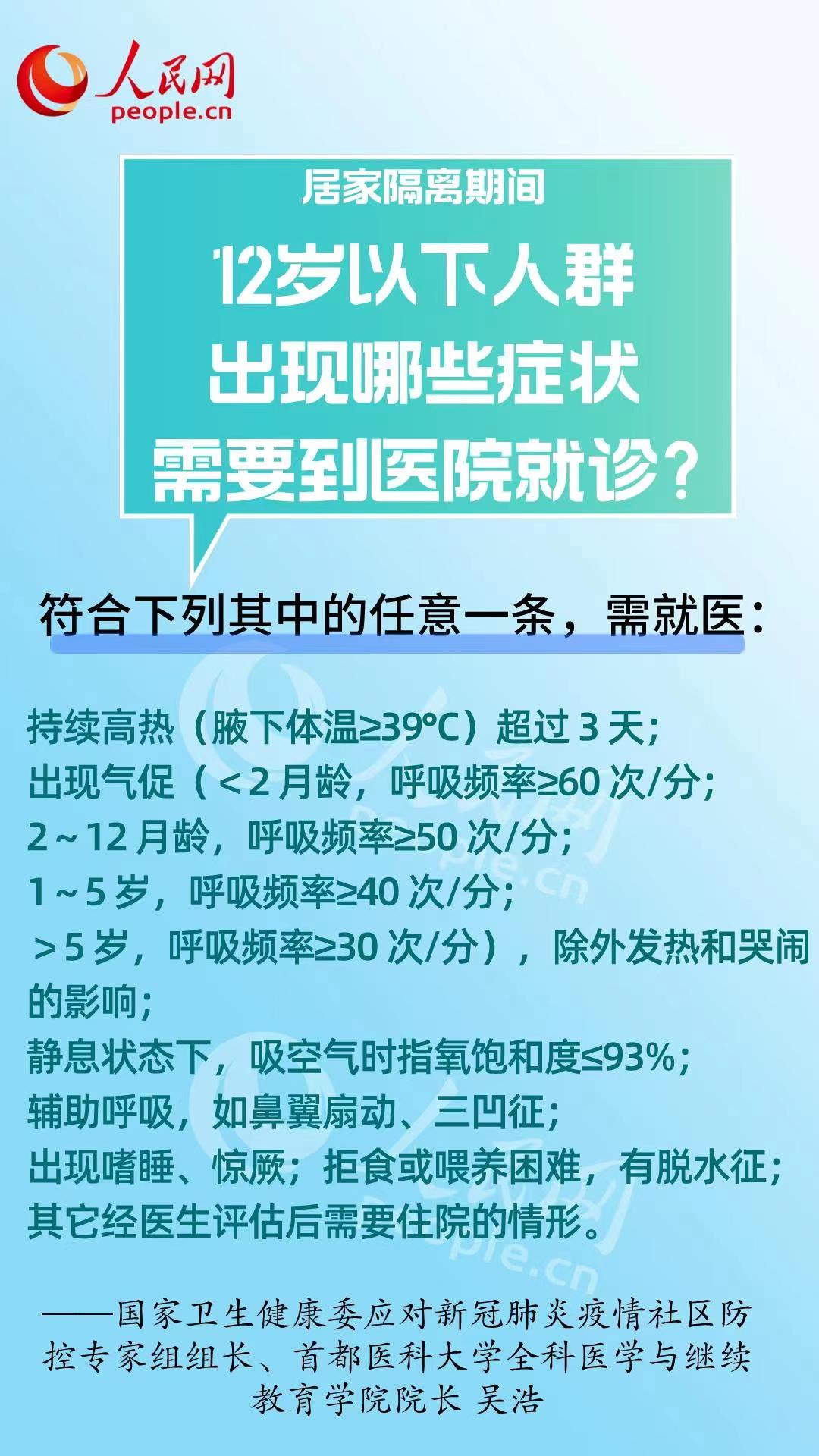 居家隔离期间出现哪些症状需要到医院就诊？专家解析来啦！