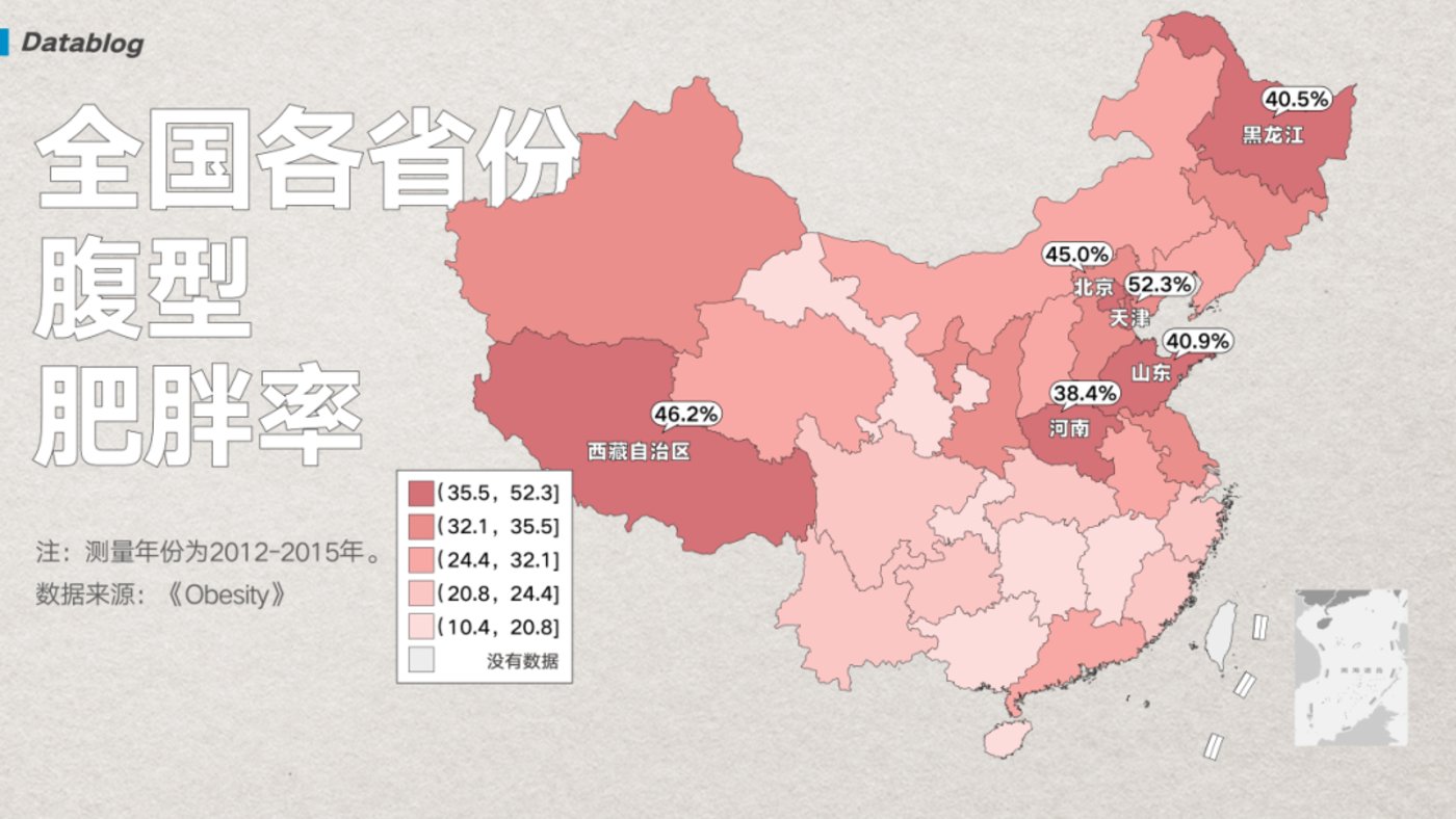 中国最新肥胖地图，北方人看哭了