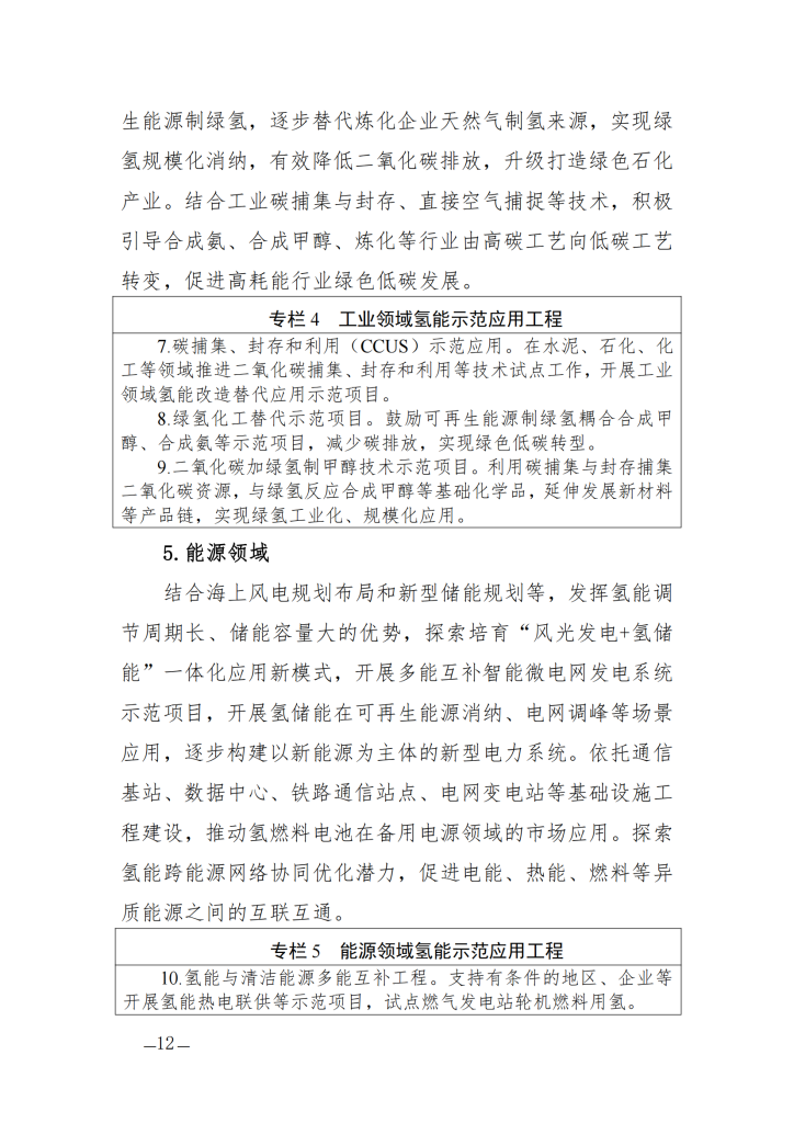 海南省氢能产业发展中长期规划（2023—2035年）